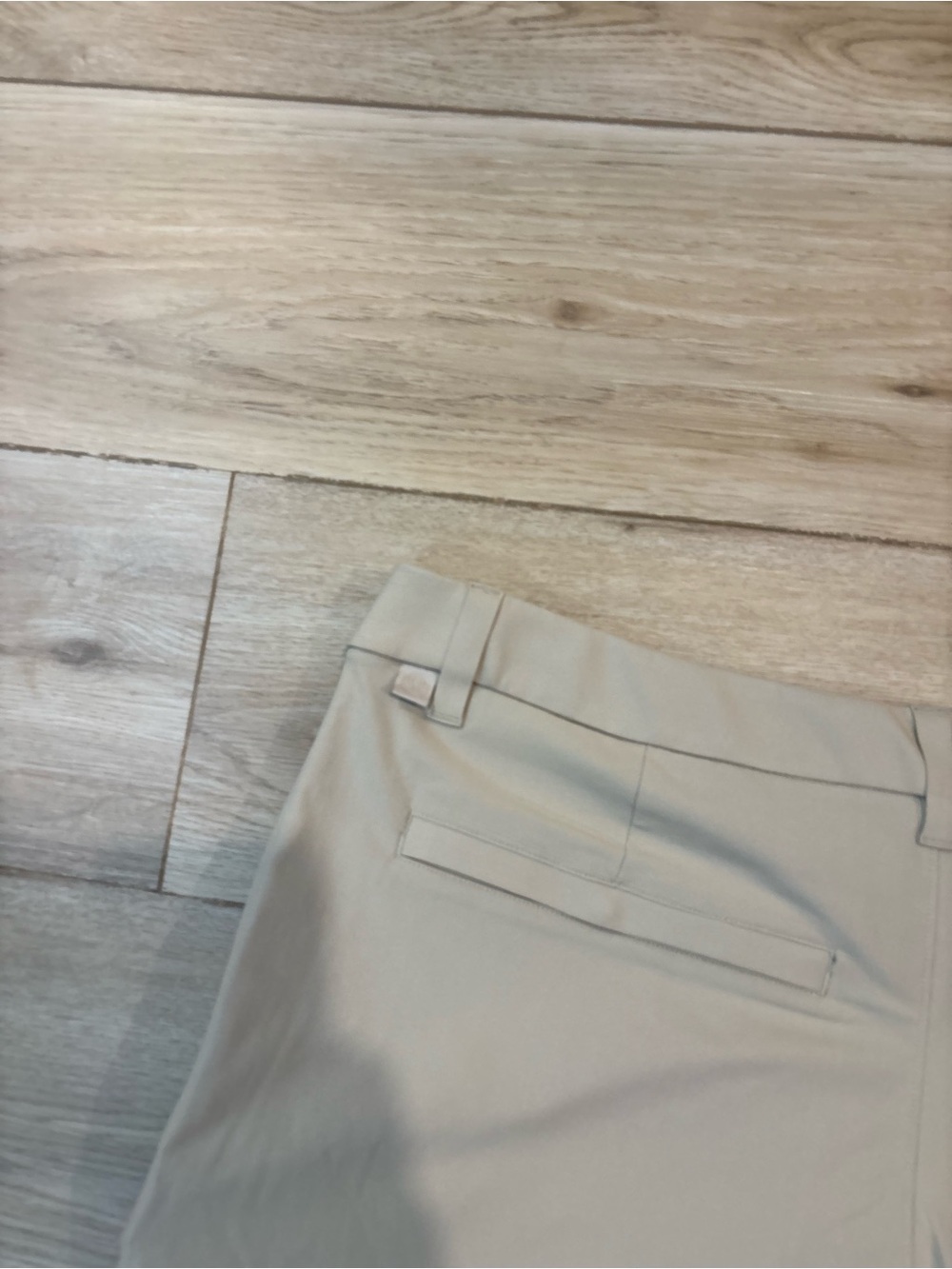 Lululemon ABC Commission Warpstreme Shorts Mens Khaki Tan 36 7” Inseam LM7BMHS - Picture 5 of 8